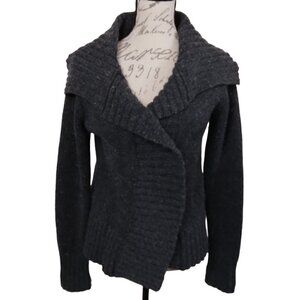 Calvin Klein | Charcoal Gray Heather Cardigan Sweater | Size S